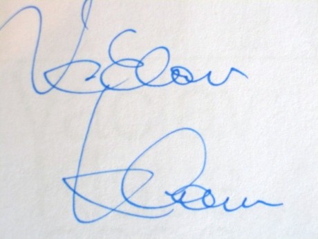 Autogram prezidenta Klause