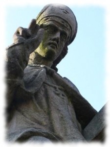 Autorem druhé sochy je neznámý regionální umělec, původní socha z roku 1834 se nelíbila a proto byla v roce 1864 instalována socha nová.